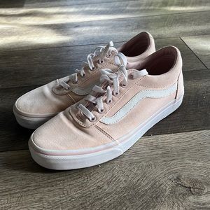 Vans old skool pink womens 9.5